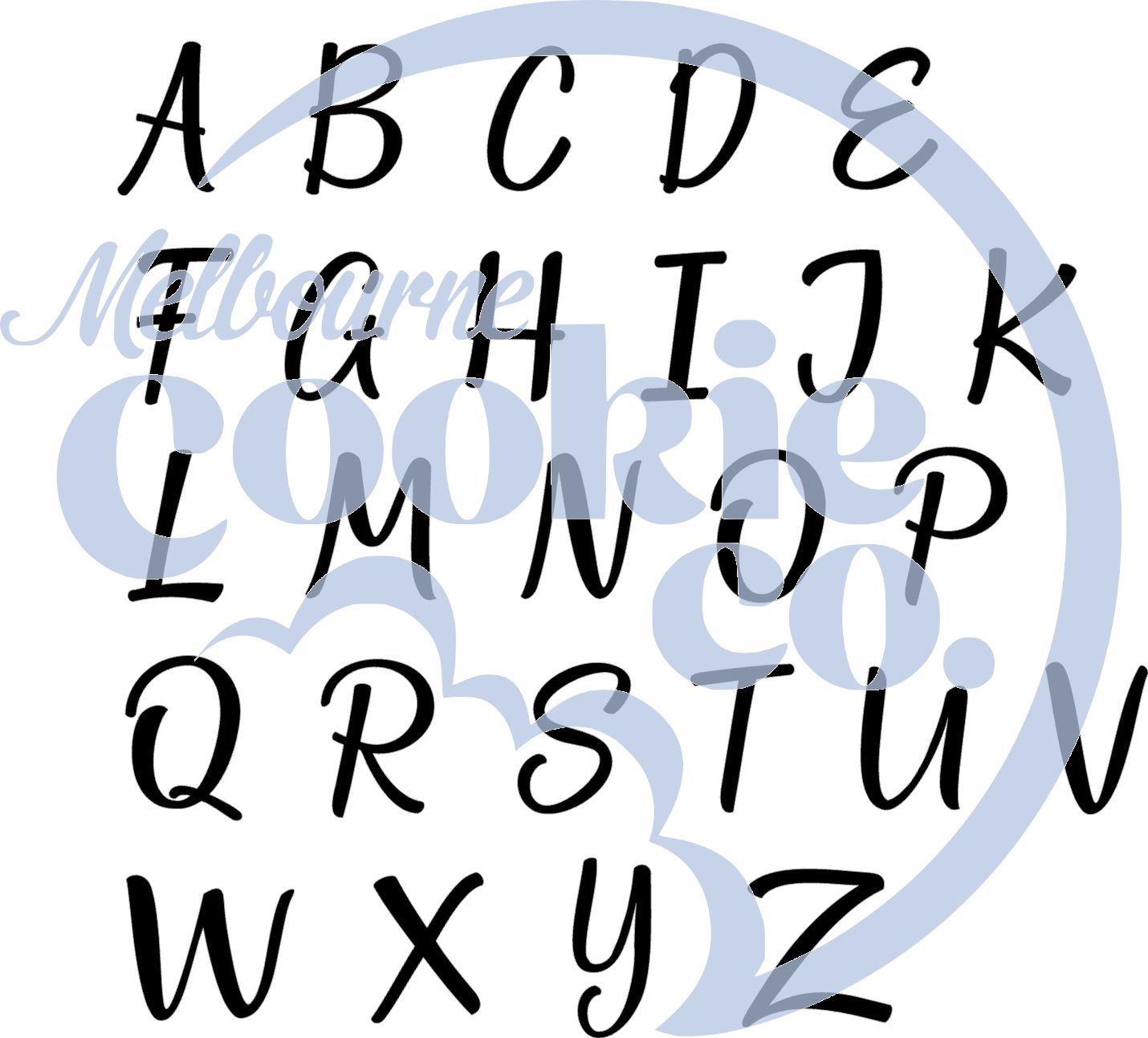 Customizable Cookie Stamp Alphabet And Numbers Cookie - Temu