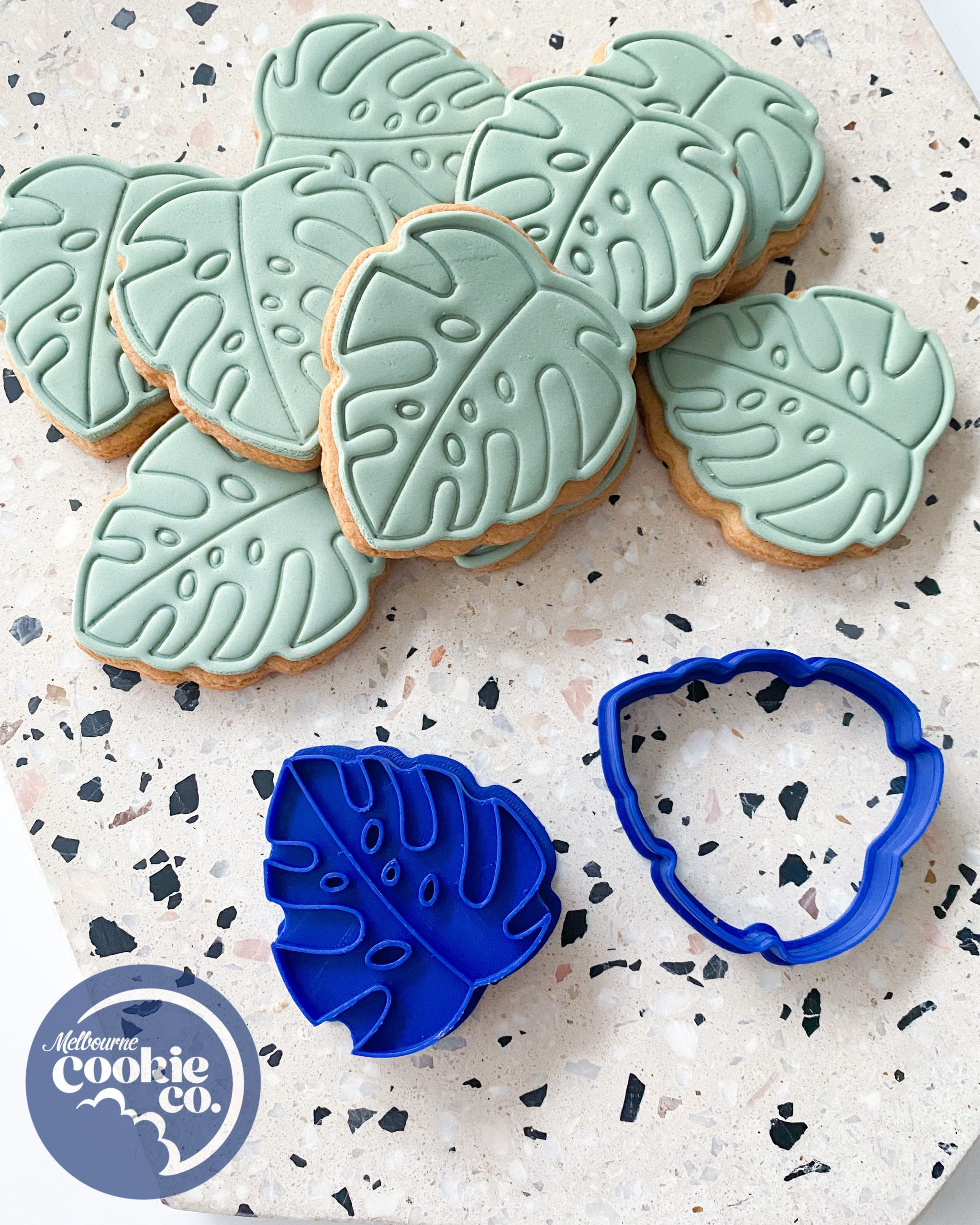 Monstera Tropical Leaf Cookie Cutter Cookie Stamp Biscuit Cutter Fondant  Embosser Cookie Tool Cookie Numbers 
