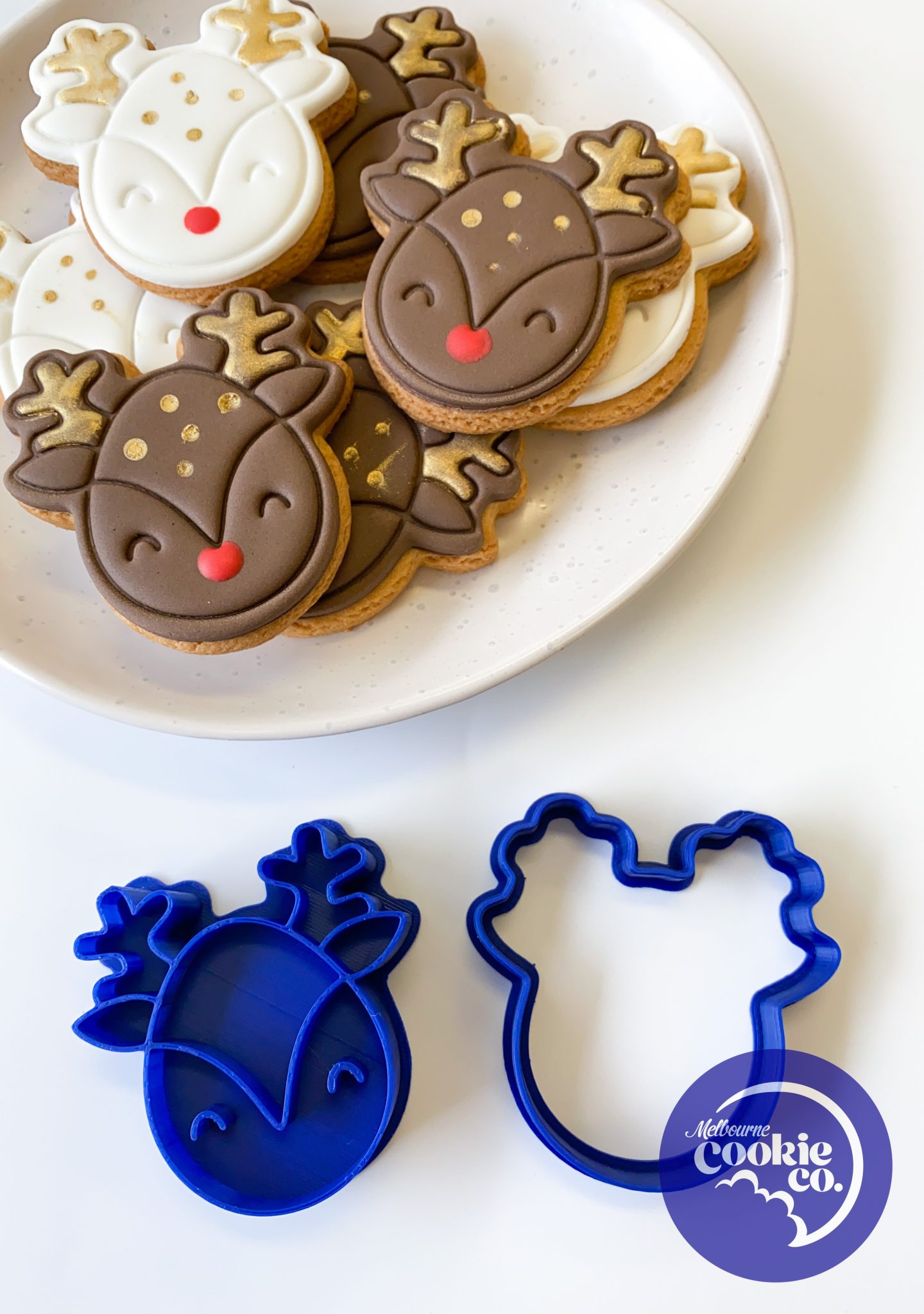 Reindeer Cookie Cutter & Embosser
