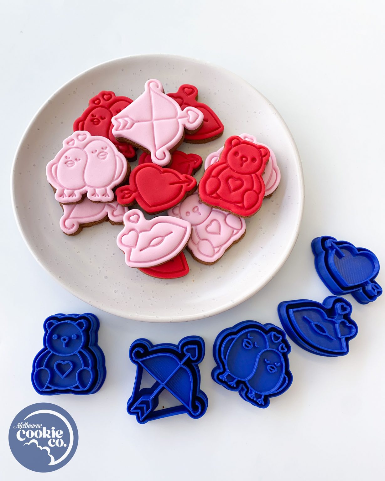 Valentines Day Mini Embossers and Cutters Melbourne Cookie Co