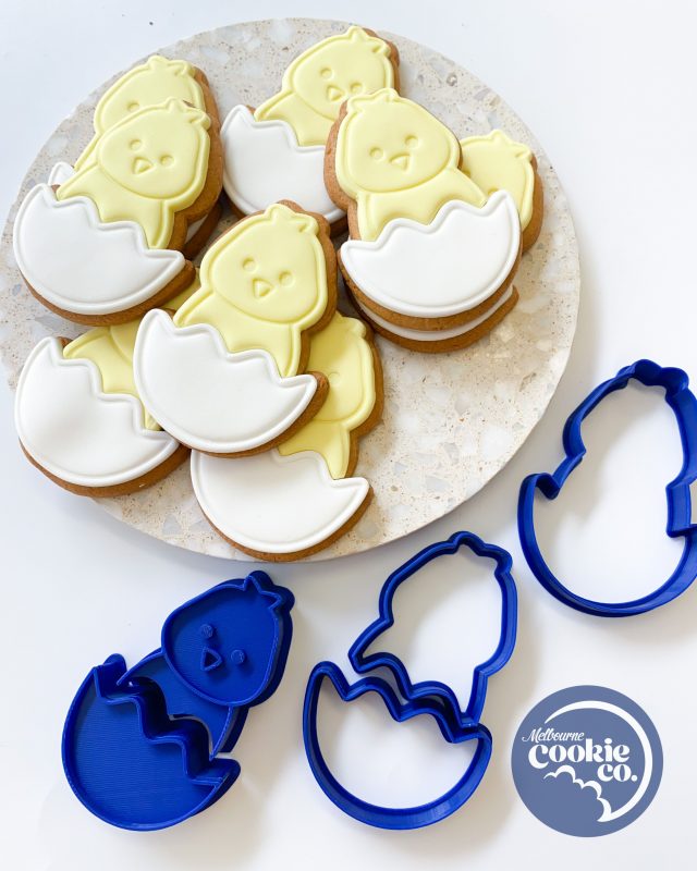 Baby Chick Cookie Cutter & Embosser Melbourne Cookie Co