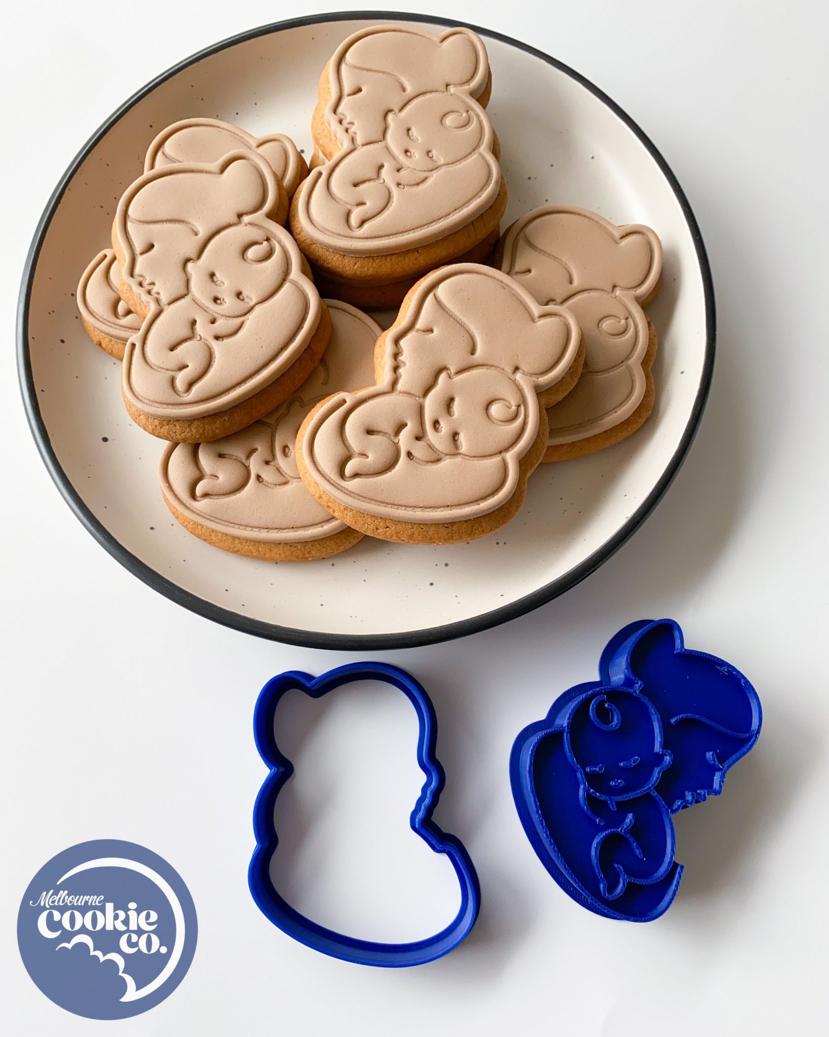Mother and Baby Cutter and Embosser Melbourne Cookie Co