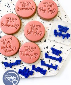 Wedding Proposal Cookie Stamps