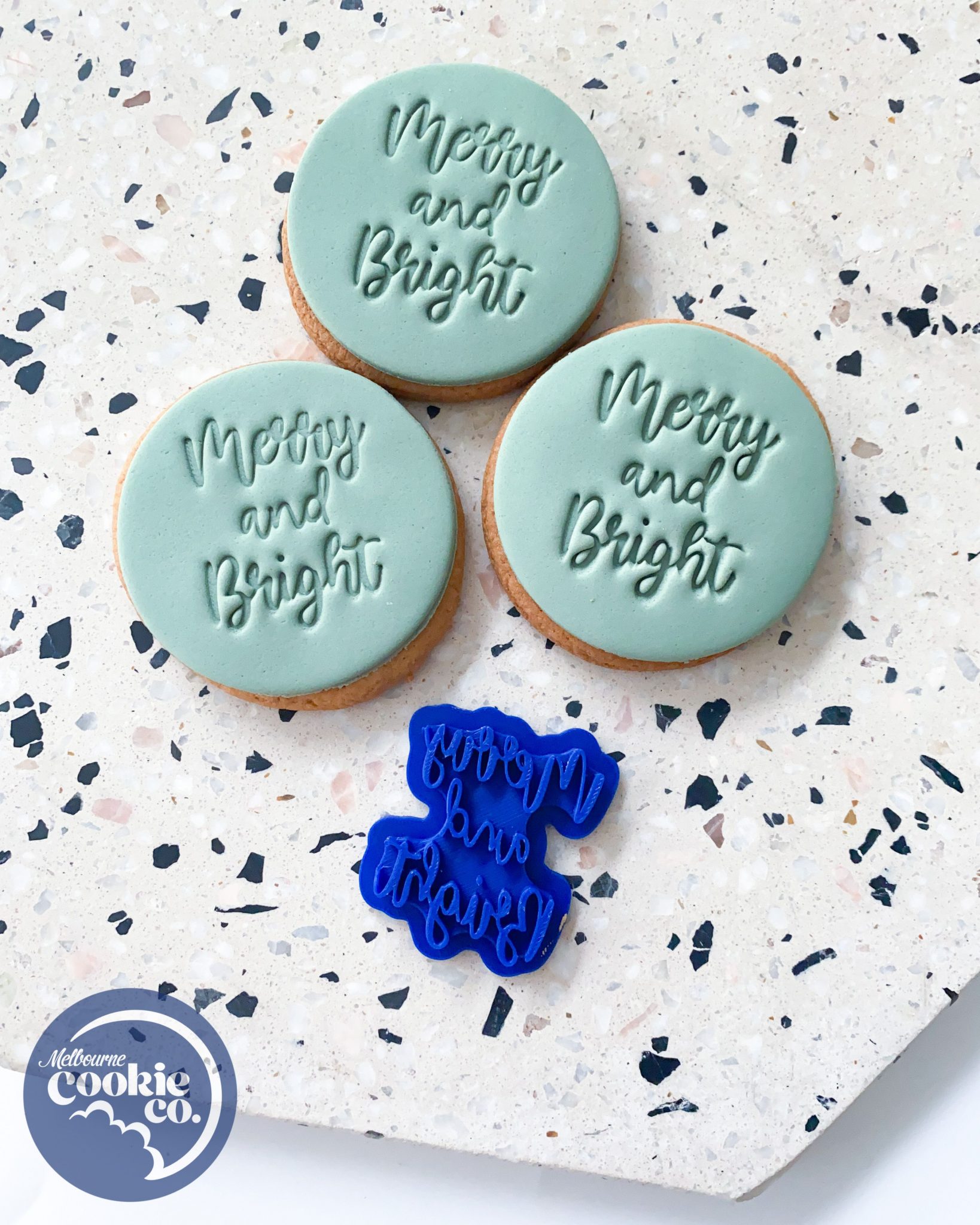 Merry and Bright Embosser Melbourne Cookie Co