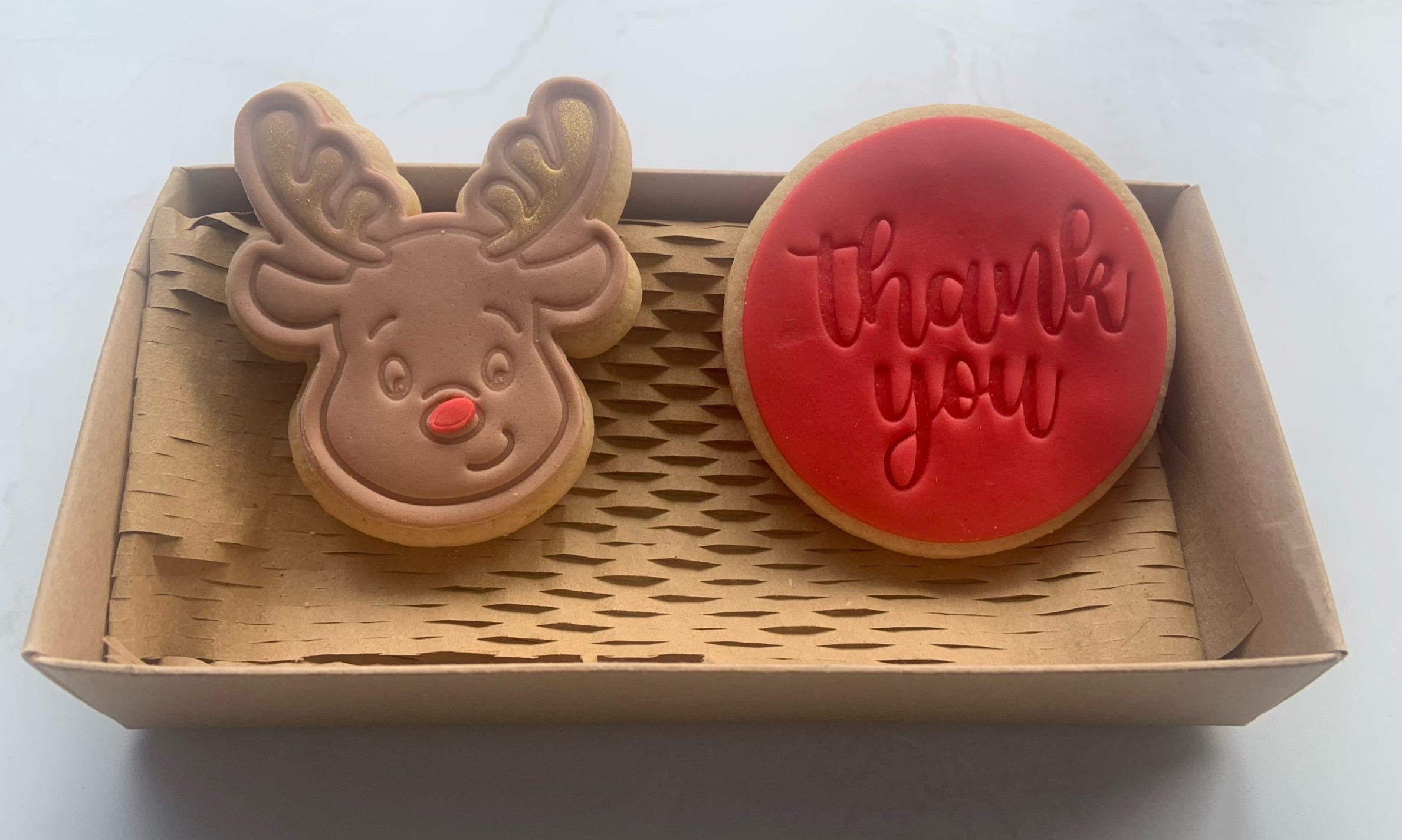 Christmas Thank You Twin Pack Rudolph_open