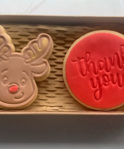 Christmas Thank You Rudolph Twin Pack Cookies
