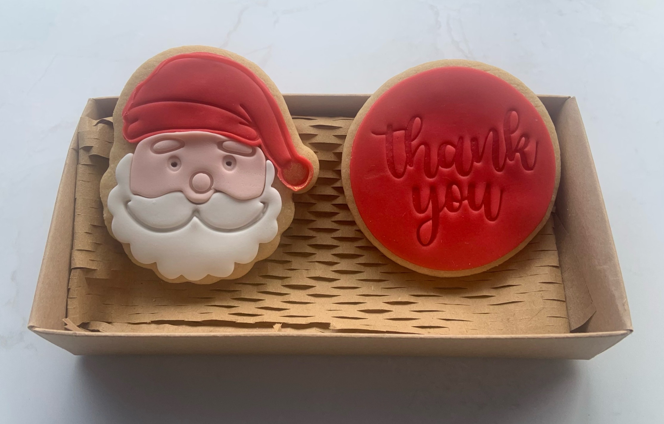 Christmas Thank You Twin Pack Santa_open