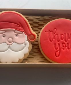 Christmas Thank You Santa Twin Pack Cookies