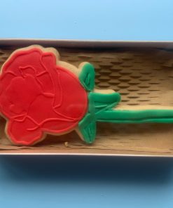 Single Rose Cookie Gift Box