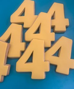 Number Birthday Cookies