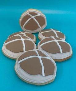 Easter Cookies - Hot Cross Buns