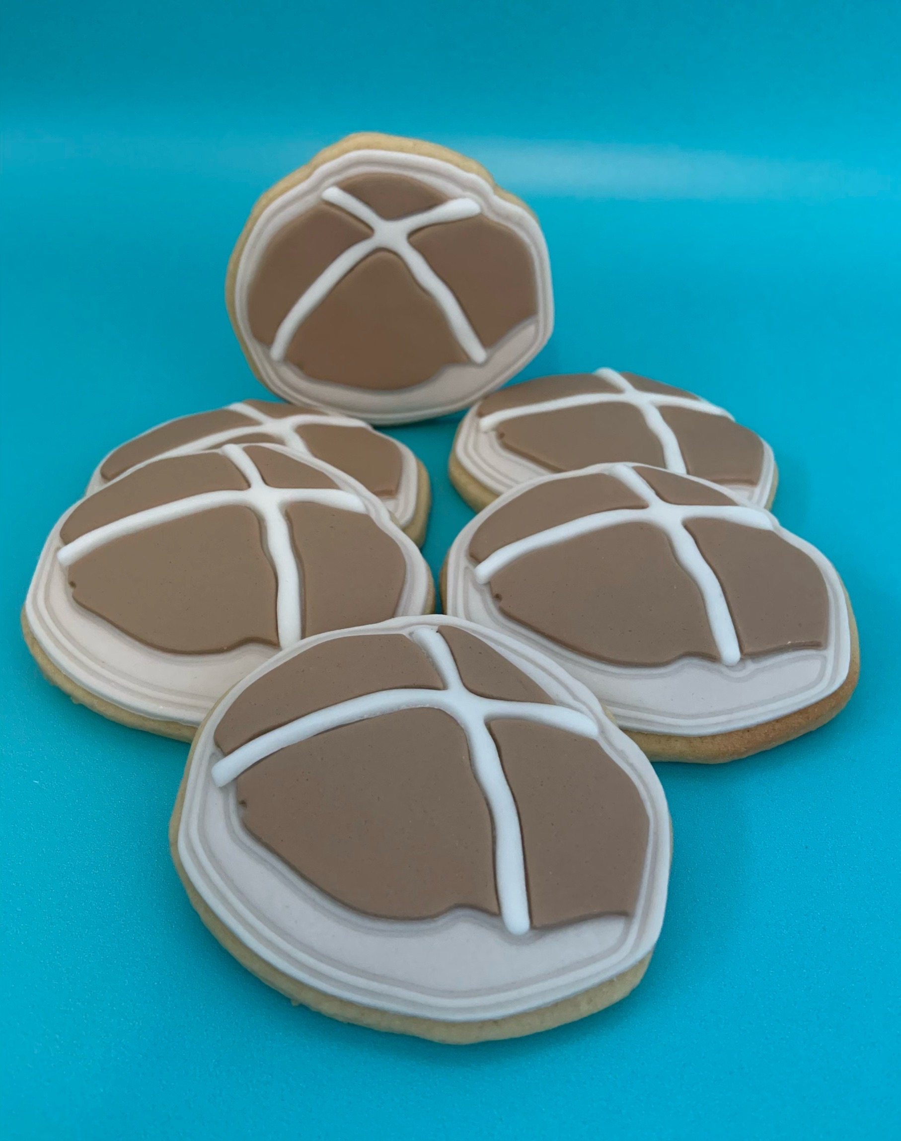 Hot Cross Buns Cookies