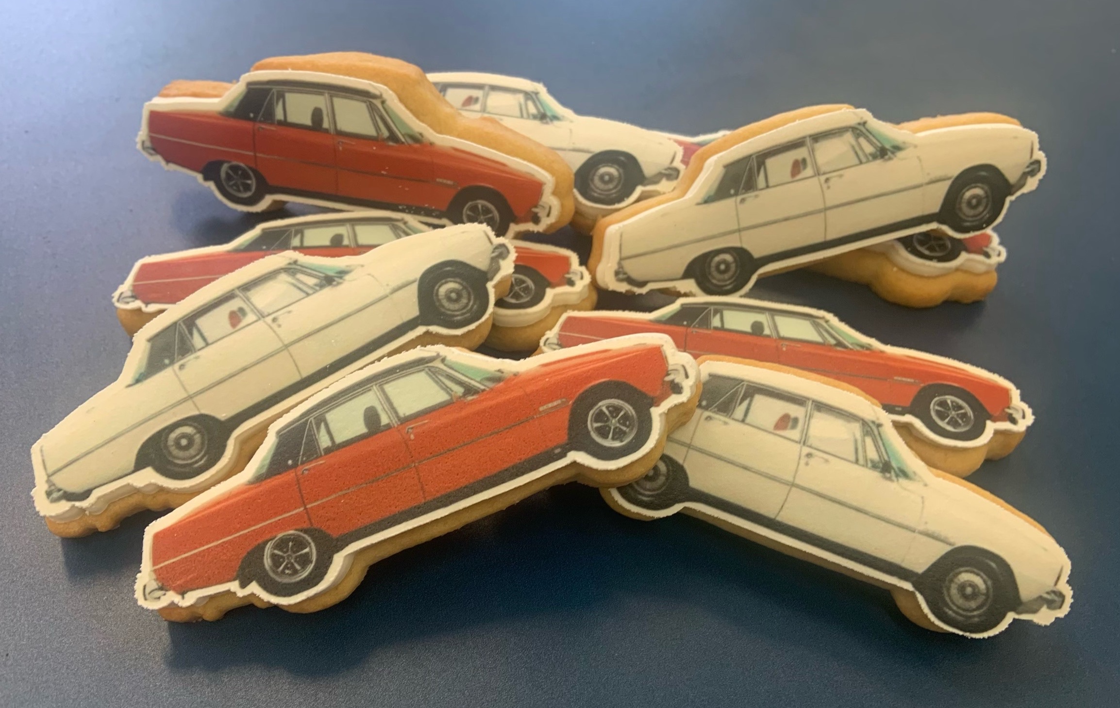 Classic Rover Funeral cookies