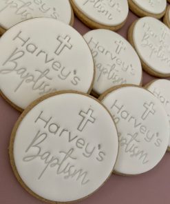 Christening & Baptism Cookies - Custom Name