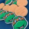 Custom Name Ninja Turtle Birthday Cookies