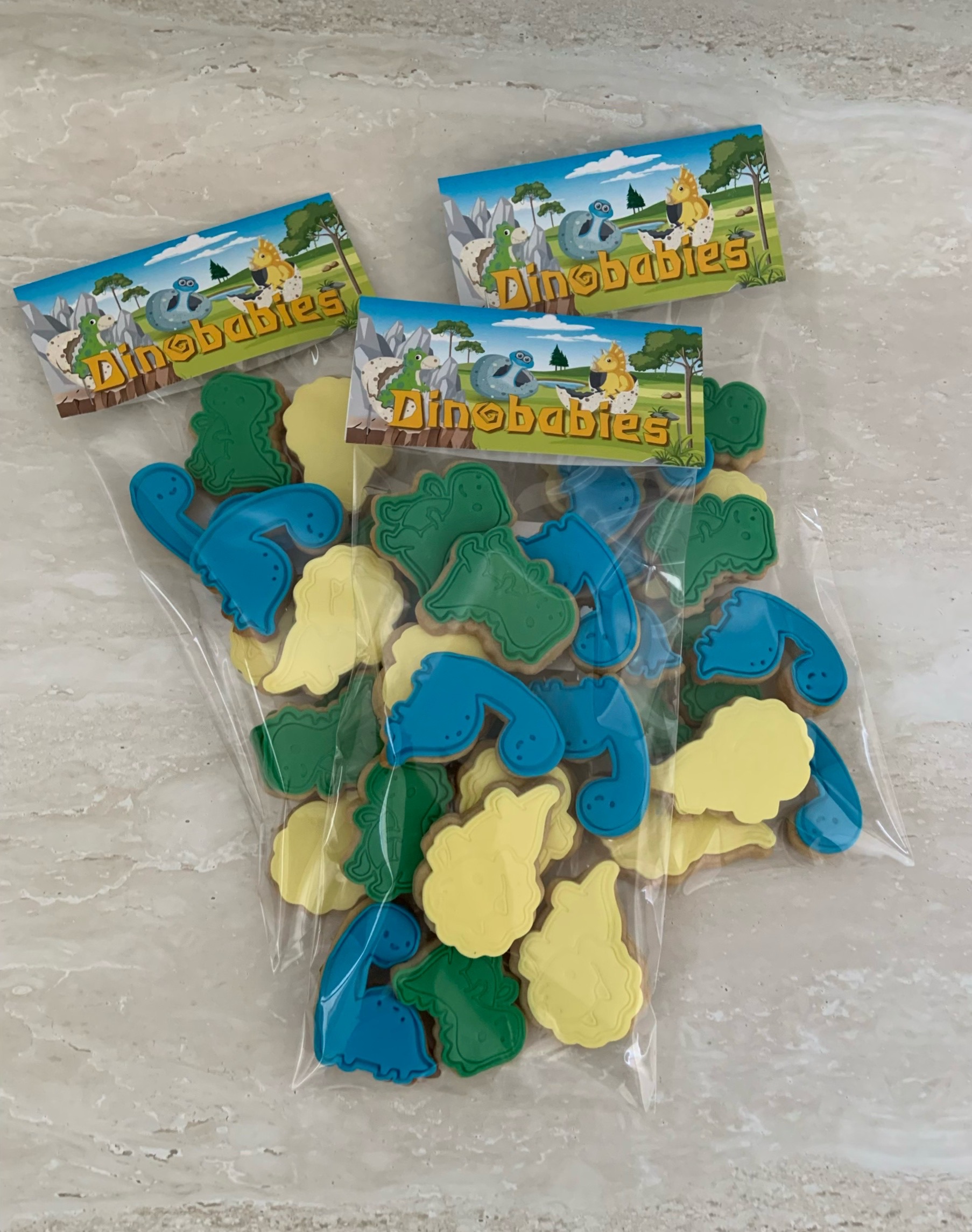 Dinobabies pack_group photo Animal Cookies - Dinobabies Gift Bag