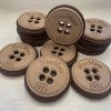 Max Mara signature brand button shaped fondant cookie