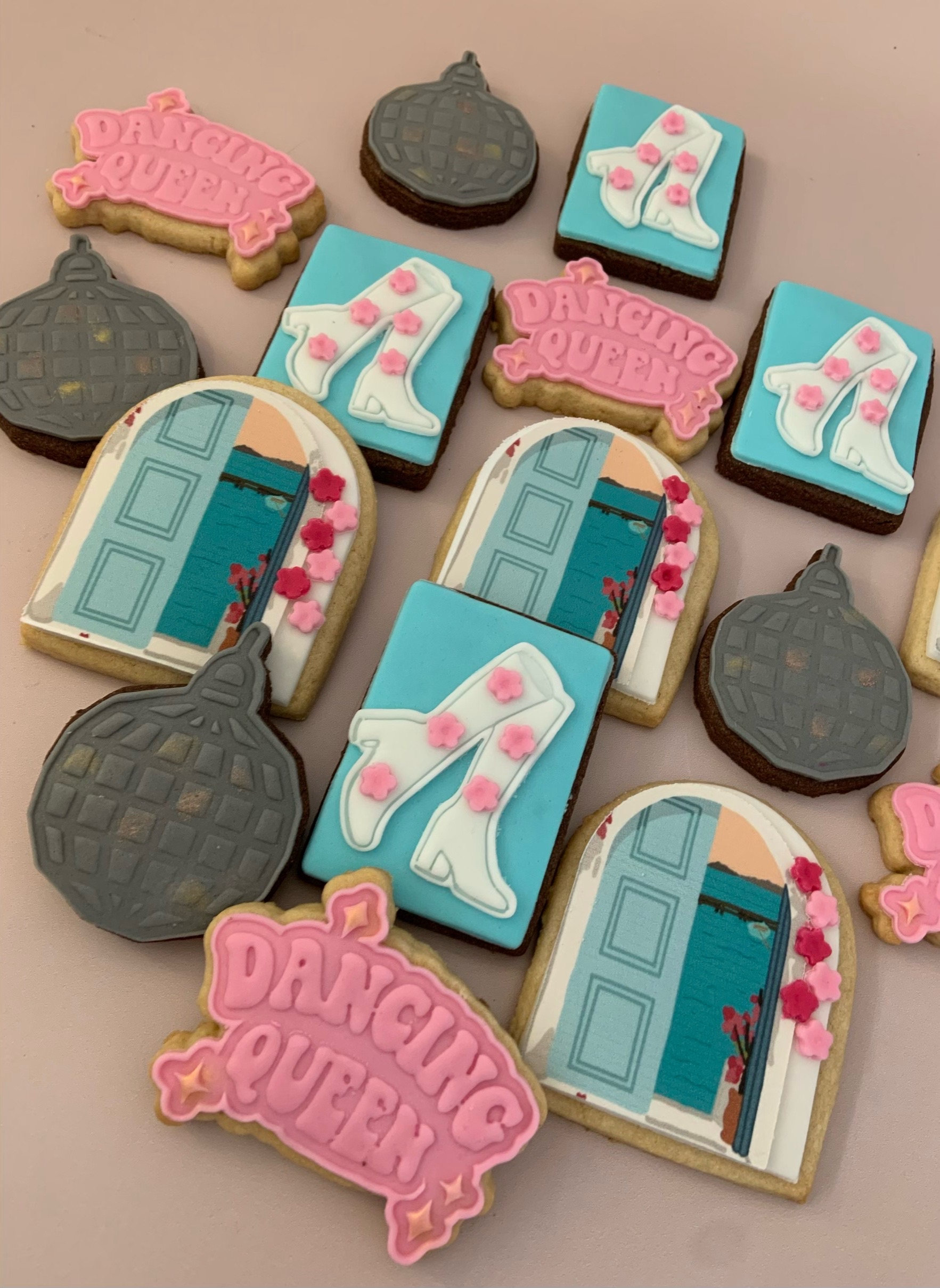 Dancing Queen Themed Cookies Dancing Queen Themed Cookies