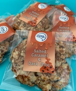 Salted Caramel & Dark Choc Chunky Cookies