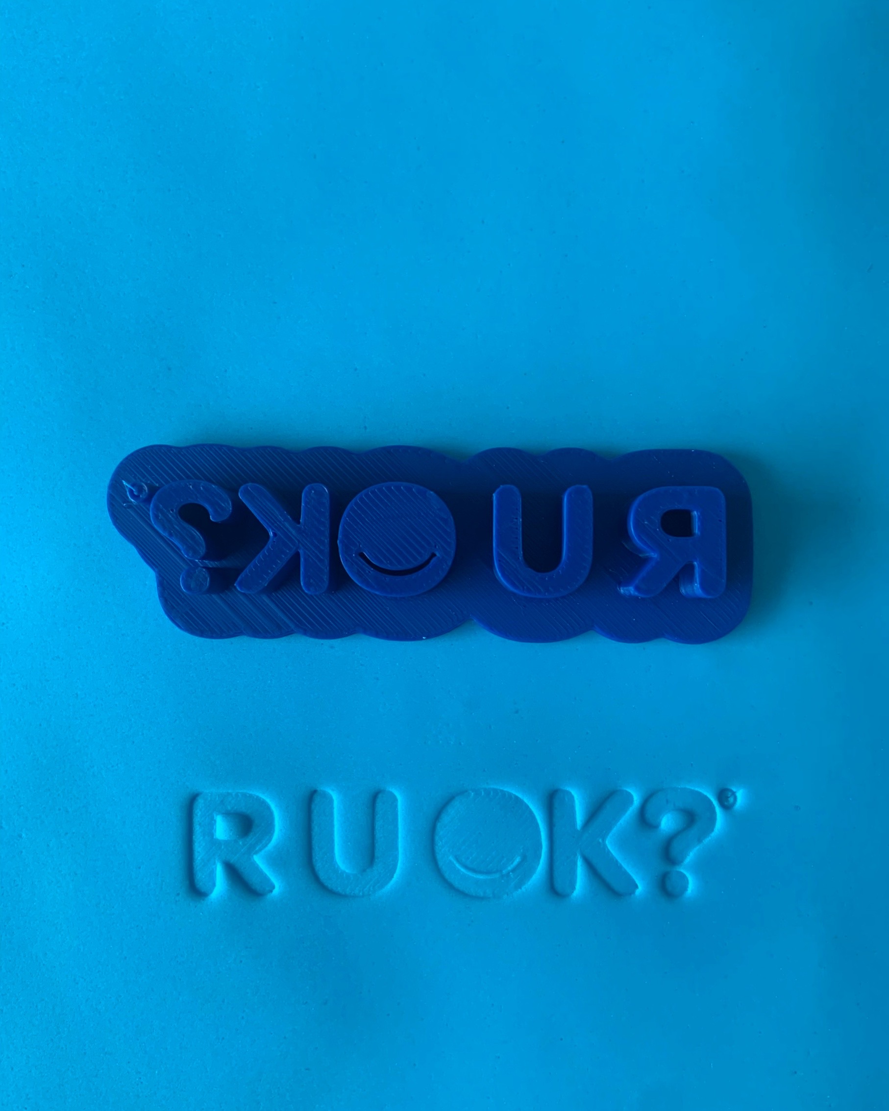 RU OK? Cookie Embosser Cookie Embosser - RU OK? stamp